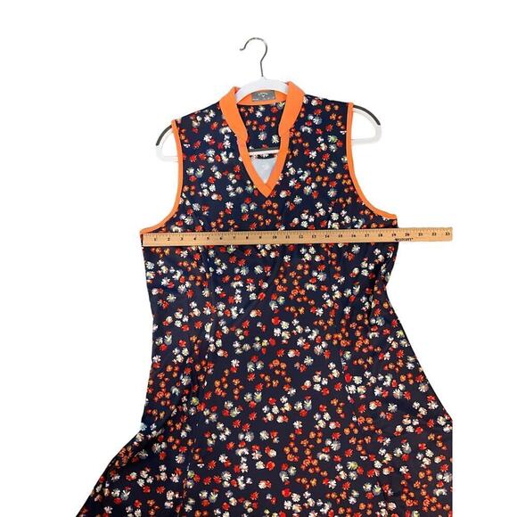 Callaway A-Line Dress Womens XL Golf  Floral 100% Polyester V-Neck Pullover - Picture 7 of 7